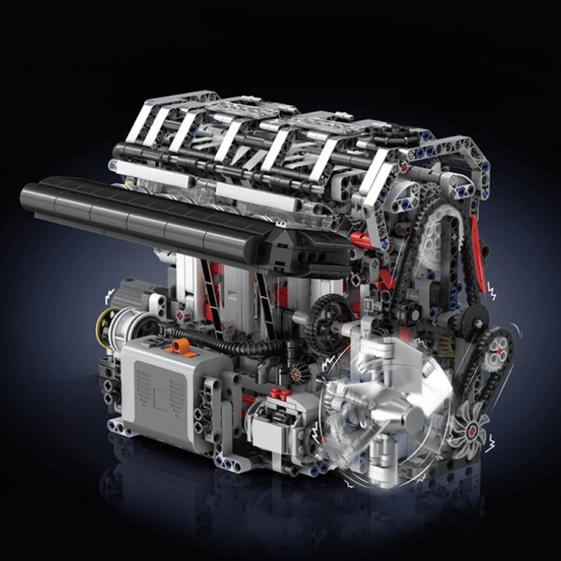 Trilumity Building Block Set: Motorised L4 Gasoline Engine (1787-Piece)