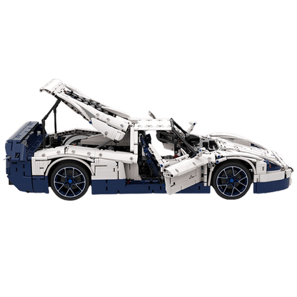 Trilumity Building Block Set: The Ultimate 1:8 Maserati Mc12 Hypercar (3975Piece)