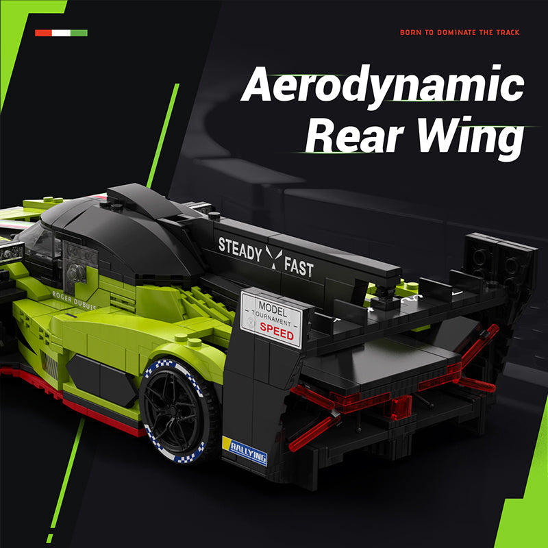 Trilumity Building Block Set: 1:16 The Ultimate LMDh Hybrid Prototype | 2024 Le Mans Endurance Prototype (1188Piece)