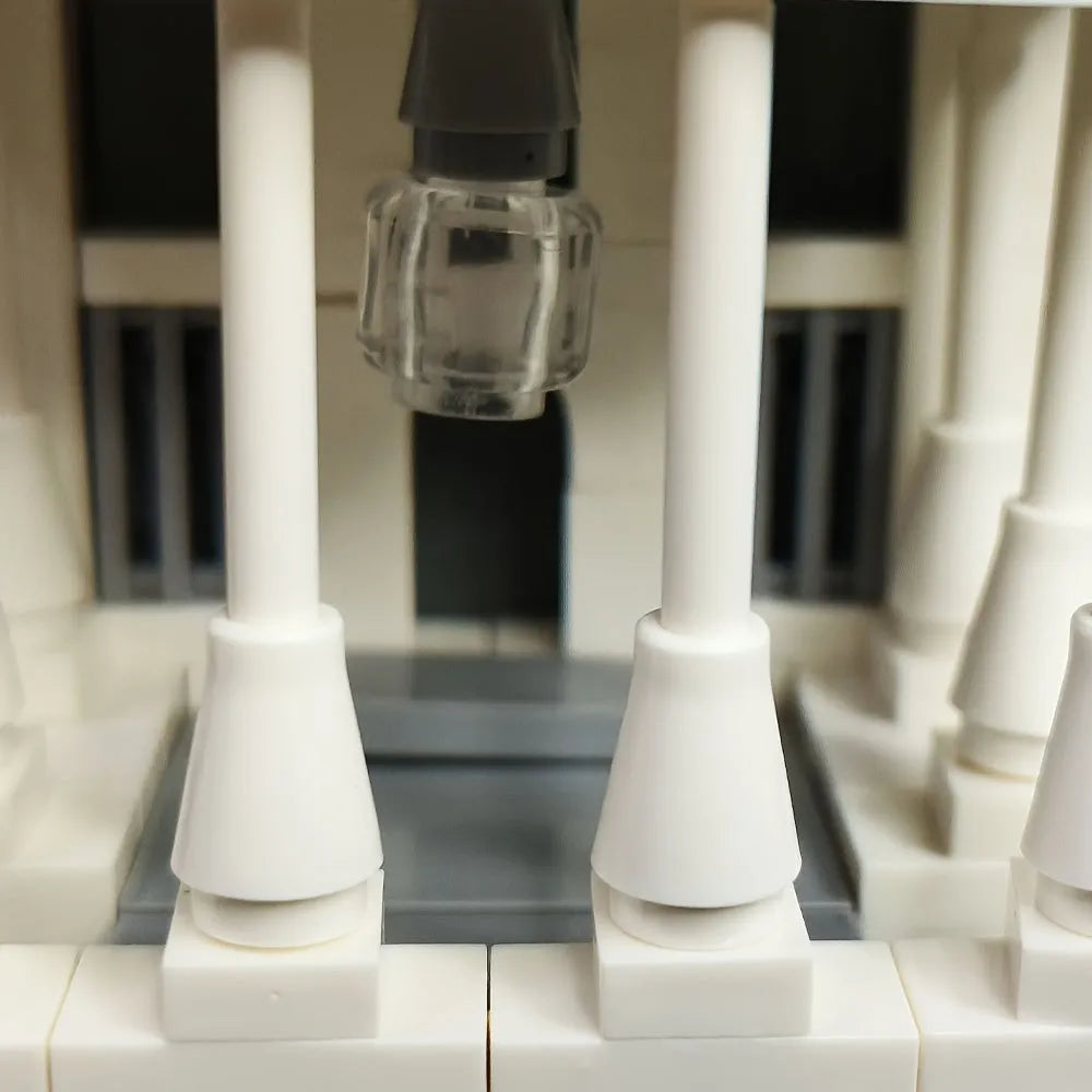 Wange MOC Building Block Set: 7018 White House Skyline, Model 4214
