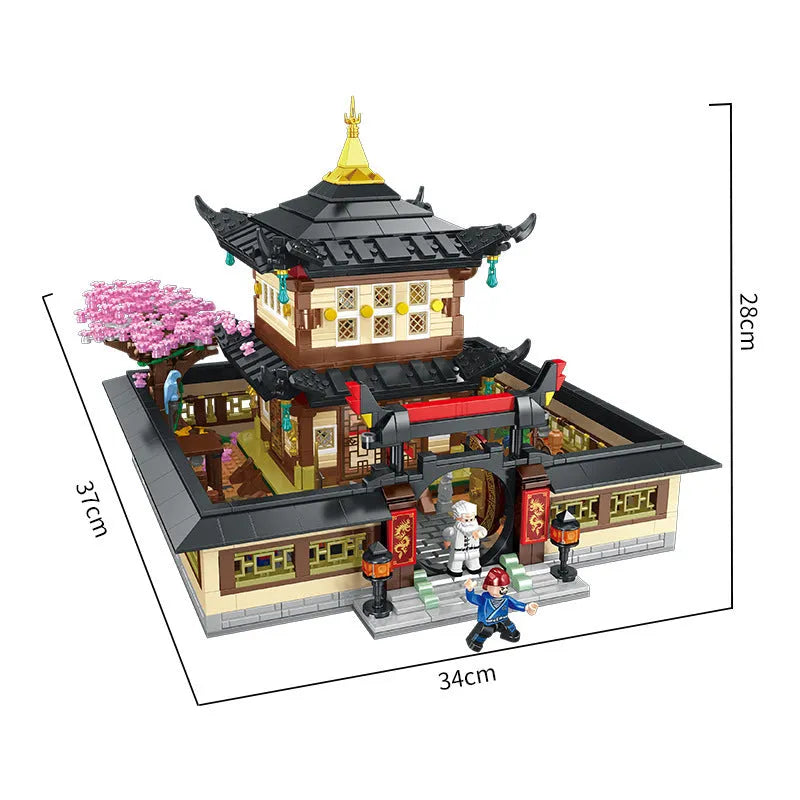 Panlos MOC Building Block Set: Martial MOC BUDOKAN, Model 613007