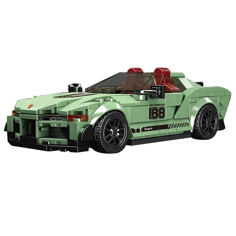 Mould King Building Block Set: Mini Toyota Supra Speed Champions, Model K27046