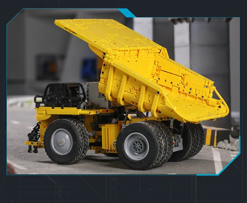 Cada MOC Building Block Set: Motorized CR240E Mining Dump Truck, Model C65011PF