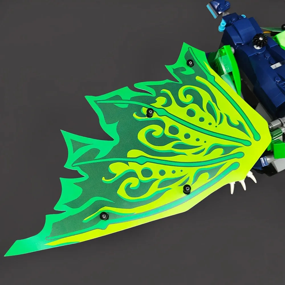 JieStar MOC Building Block Set: Movie MOC Legendary Dragon, Model JJ9017