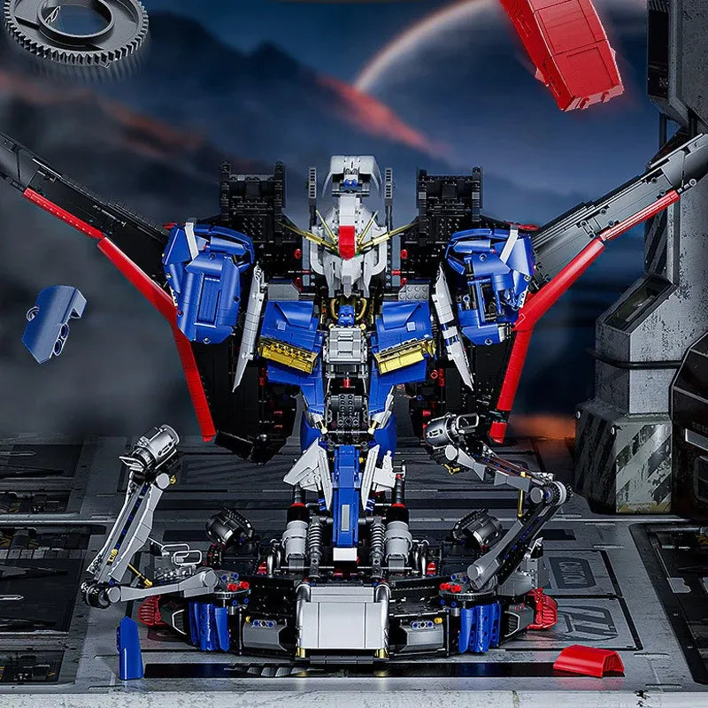 MOC Building Block Set: Transformation MOC Assault Bust Mech Robot, Model V5009