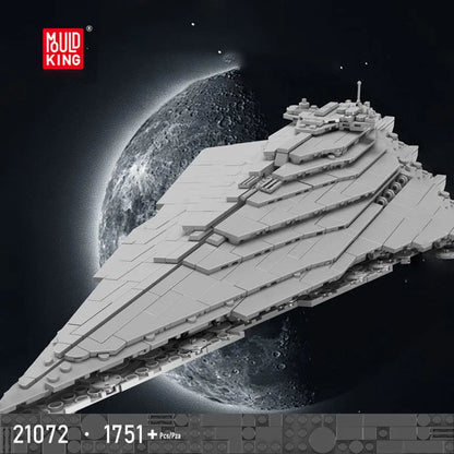 Mould King MOC Building Block Set: Star Wars MOC Renaissance Class Star Destroyer, Model MK21072