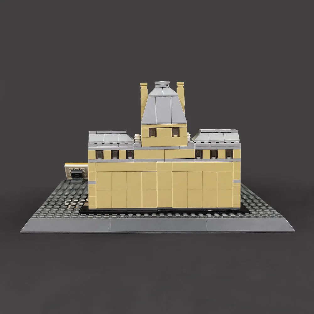 Wange MOC Building Block Set: Paris The Louvre, Model 4213