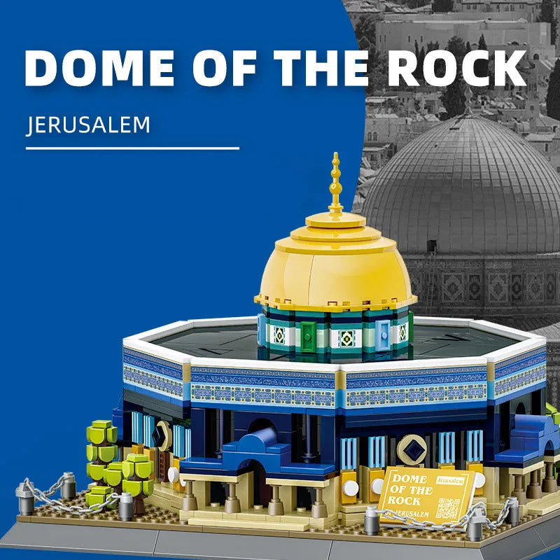 Wange Building Block Set: Jerusalem Dome Of The Rock, Model 5243