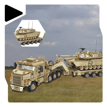 Panlos MOC Building Block Set: M1070 Armored Vehicle, Model 628015