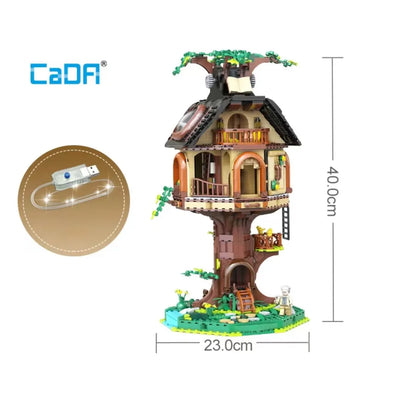 Cada MOC Building Block Set: Tree House Library, Model C66013