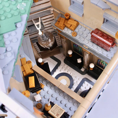 MOC Building Block Set: Movie Expert Harry Potter Gringotts Wizarding Bank, Model 90052