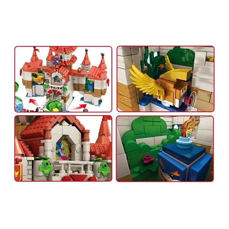 MOC Building Block Set: Movie Creator Expert Super Mario Castle
