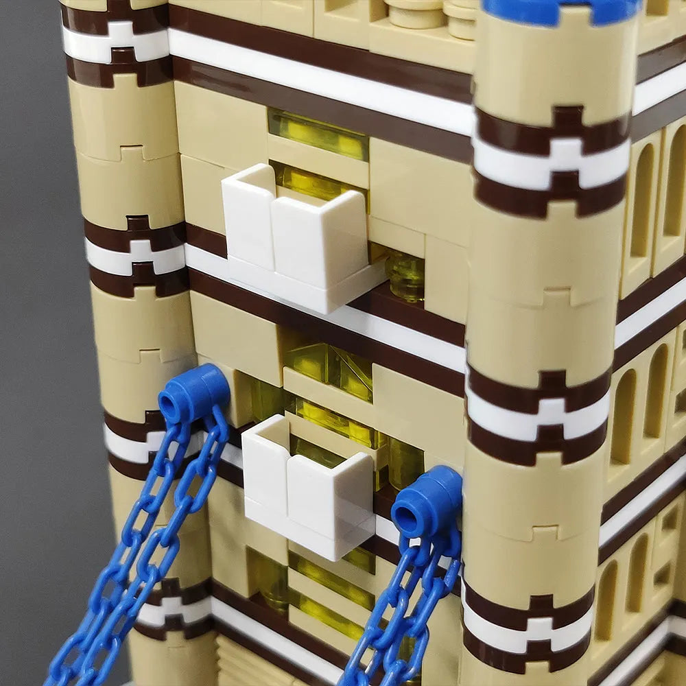 Wange MOC Building Block Set: London Tower Bridge, Model 5215