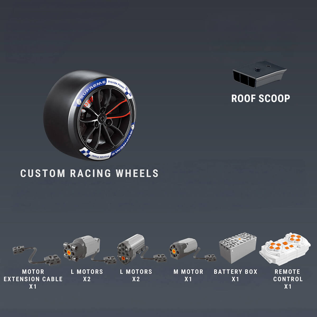 Trilumity Building Block Set: 1:8 The Ultimate Le Mans Hy Hypercar | 2024 Le Mans Endurance Champion (3350-Piece)