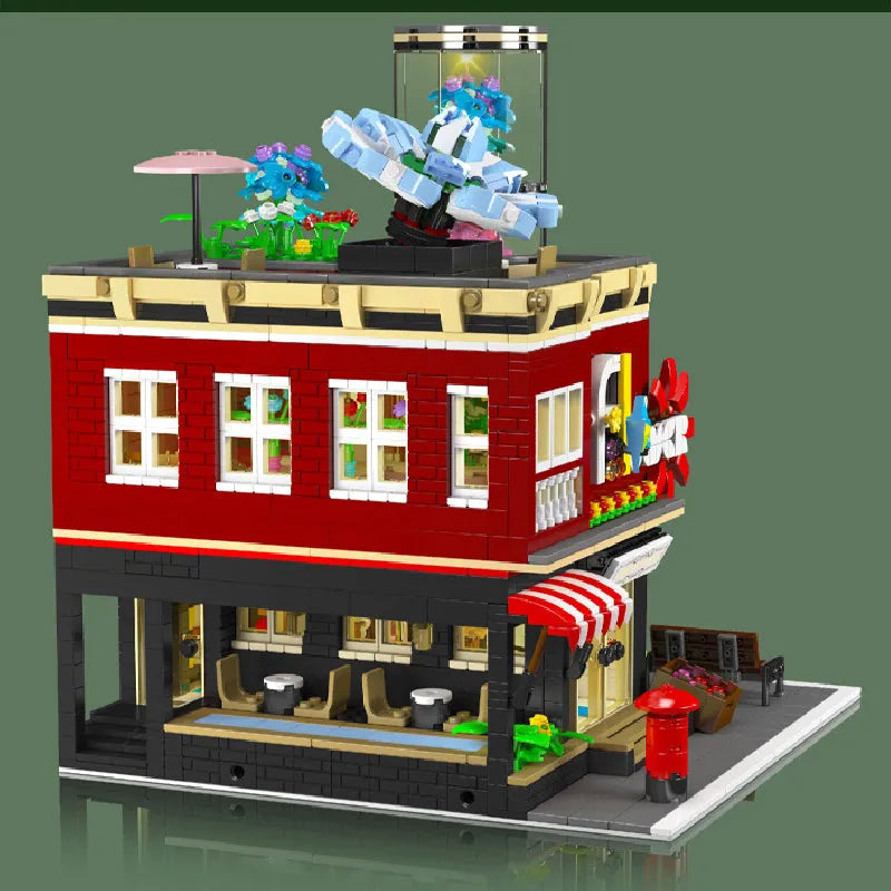 Mould King Building Block Set: Flower Shop Modular, Model K16056