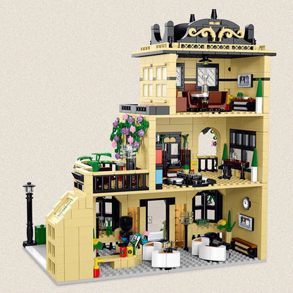 MORK MOC Building Block Set: Experts MOC City Cafe Block Module, Model 20113