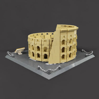 Wange MOC Building Block Set: Italy Rome Colosseum, Model 5225