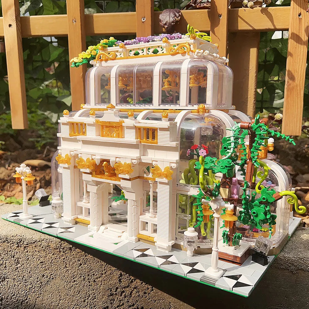 JieStar MOC Building Block Set: Neoclassical Botanical Garden, Model JJ9044