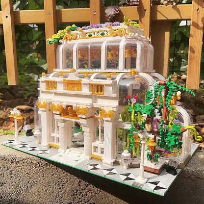 JieStar MOC Building Block Set: Neoclassical Botanical Garden, Model JJ9044