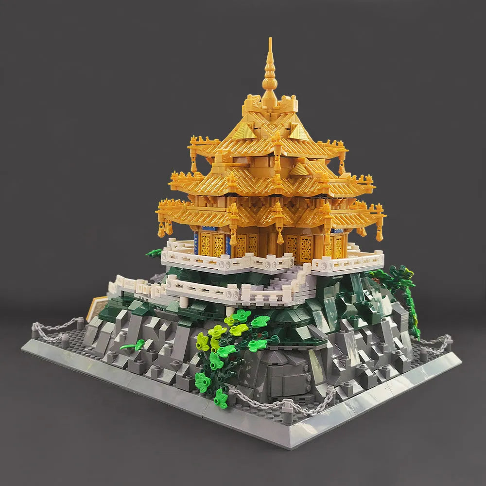 Wange Building Block Set: Famous China LAOJUN Mountain, Model 6234