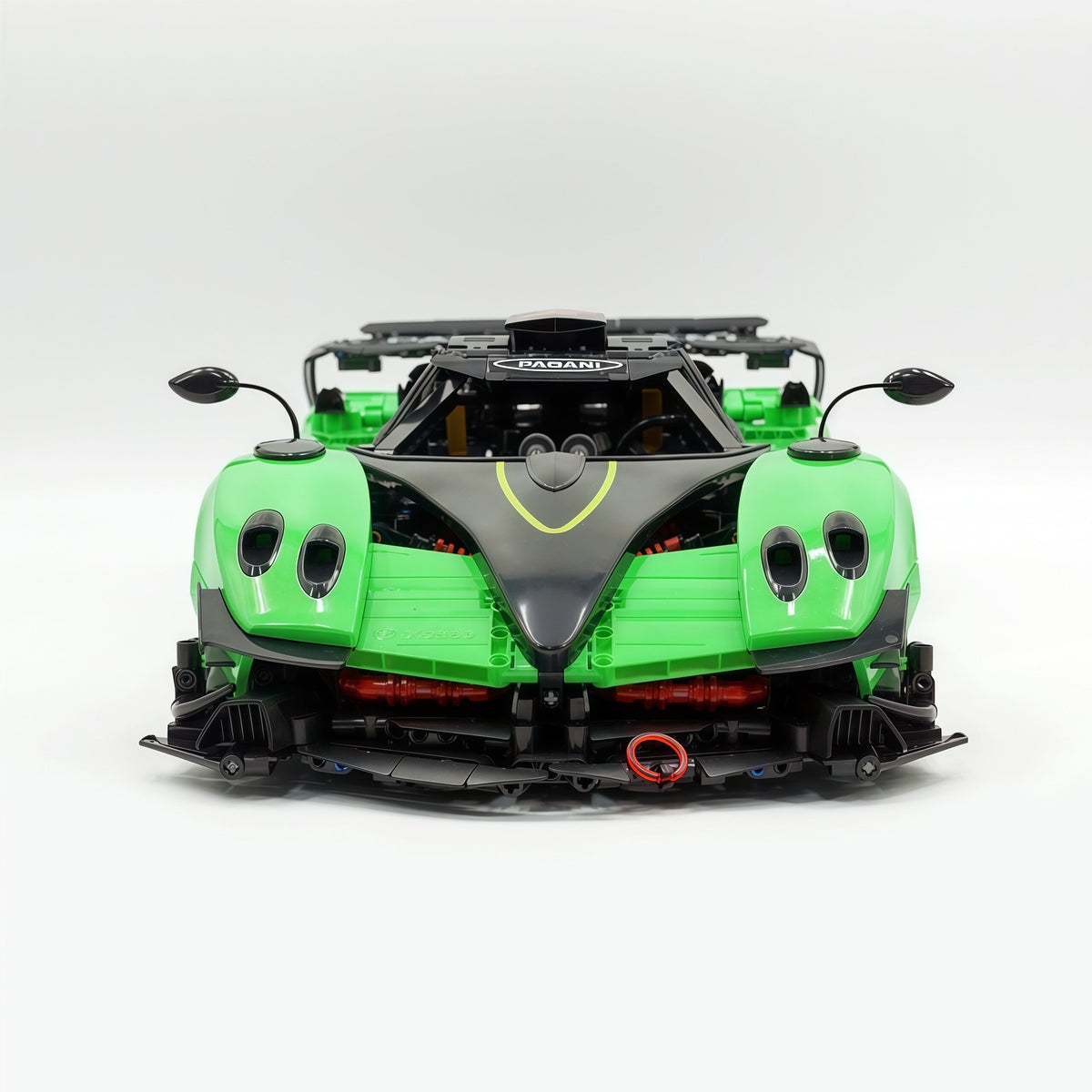 Trilumity Building Block Set: 1:8 Pagani Zonda R | Pearl Green Paint Italian Hypercar (3300+-Piece)