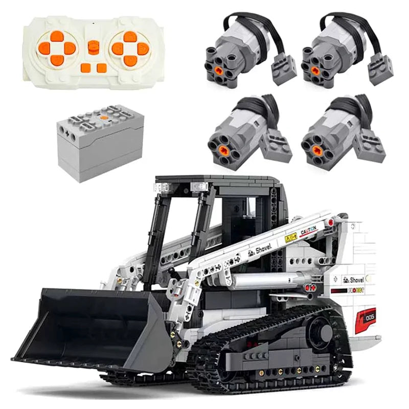 Trilumity Bobcat Track Loader Building Block Set, Remote Control, 1,365-Piece