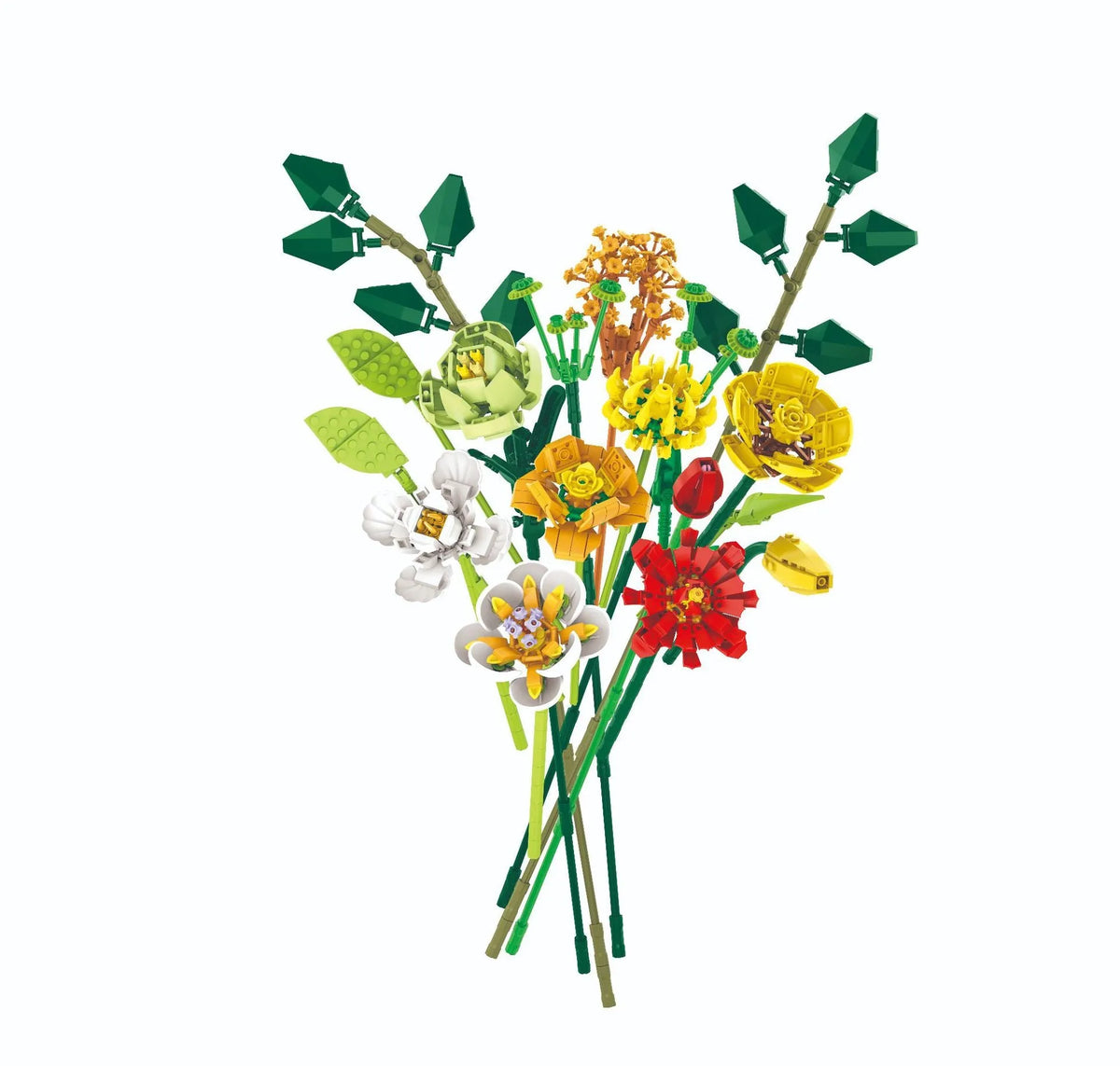MORK MOC Building Block Set: Flower Bouquet, Model 034001