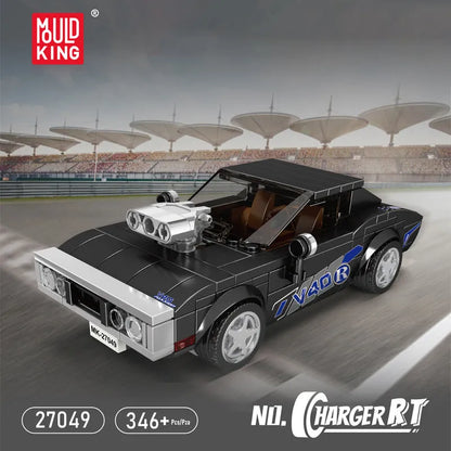 Mould King Building Block Set: Mini Charger RT Speed Champions Car, Model K27049