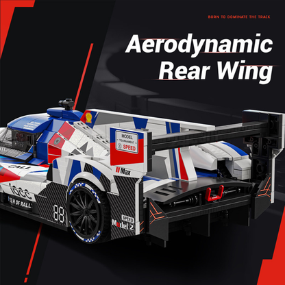 Trilumity Building Block Set: 1:16 BMW M Hybrid V8 LMDh Endurance Prototype(1068Piece)