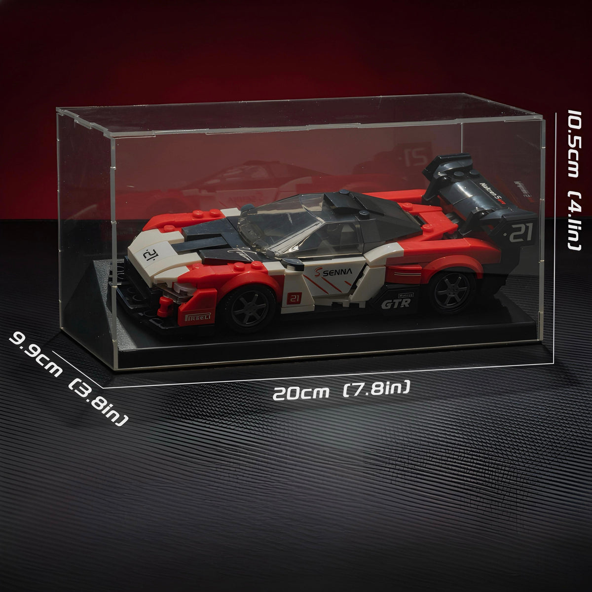 Trilumity Building Block Set: 1: 24 British Track Focus GTR (347-Piece)