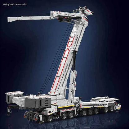 Mould King MOC Building Block Set: Motorized Liebherr LTM 11200 Crane, Model 17007