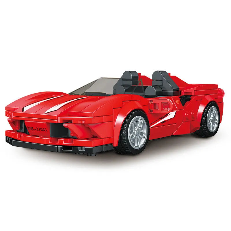 Mould King Building Block Set: Mini Ferrari F8 Speed Champions Racers, Model K27041