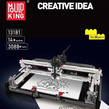 Mould King Building Block Set: Motorized Plotter, Model K13181