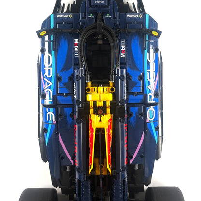 Trilumity Building Block Set: 1:8 Oracle Red Bull Racing Rb19 F1 Car | 2023 Miami Gp Champion Livery Limited Edition (1630+Piece)