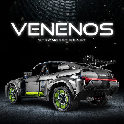 Trilumity Lamborghini URUS SUV, Collector's Edition Building Block Set, 1:8 Scale, Remote Control, 3,251-Piece