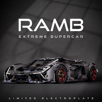 Trilumity Building Block Set: 1: 8 Lamborghini Terzo Millennio (3358-Piece)
