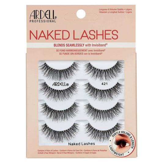 Trilumity Look Seamless Wispy Faux Mink Fiber - Black False Lashes