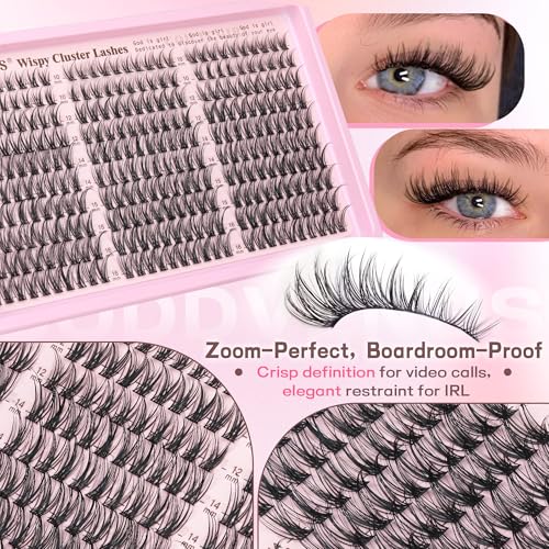 Trilumity Natural Wispy Extension Kit Wispy Faux Mink Fiber - Black False Lashes