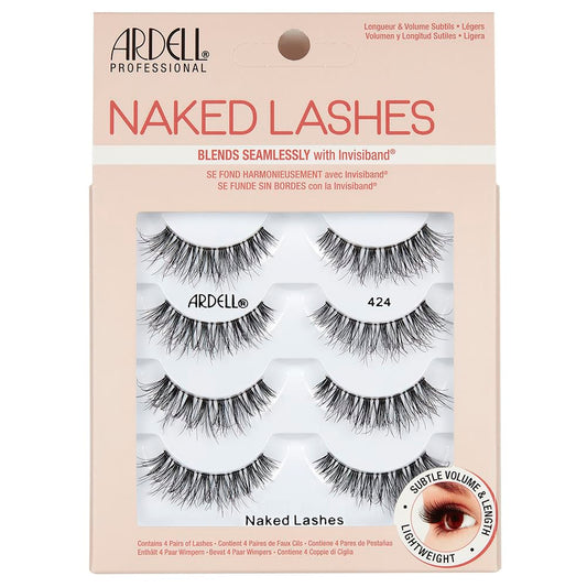 Trilumity Look Soft Wispy Faux Mink Fiber - Black False Lashes