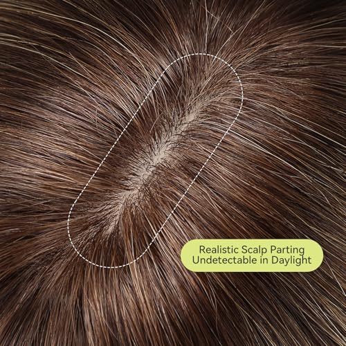 Trilumity Straight For Women Straight Human Hair - Natural Black Hair Replacement Wig