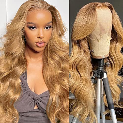 Trilumity Honey Blonde 13X6 Body Wave Human Hair - Honey Blonde Hair Replacement Wig