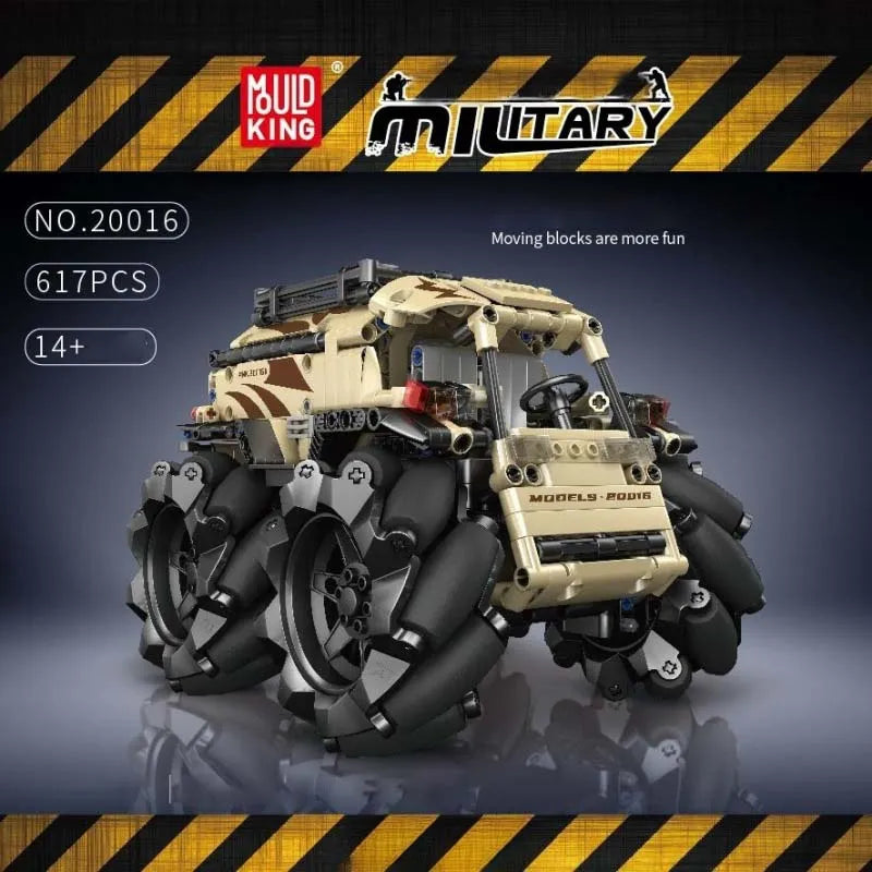 Mould King MOC Building Block Set: Motorized RC Off Road ATV, Model K20016