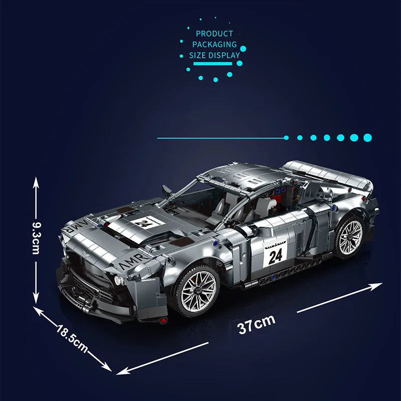 MORK MOC Motorized Building Block Set: Aston Martin Victor Sports Car, Model 023030
