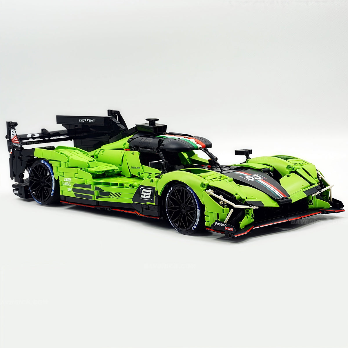 Trilumity Motorized Building Block Set: 1:8 The Ultimate LMDh Hybrid Prototype | 2024 Endurance (3771-Piece)
