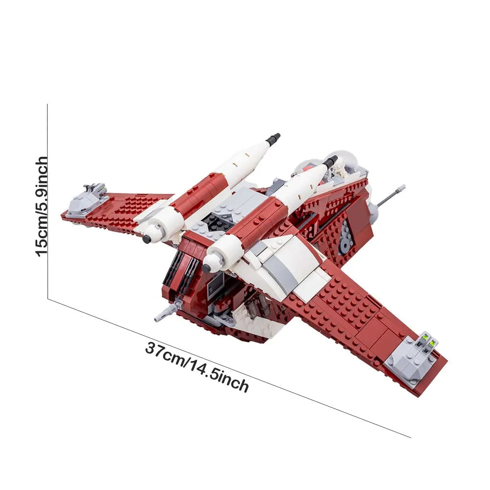 MOC Building Block Set: Star Wars MOC Coruscant Guard Gunship