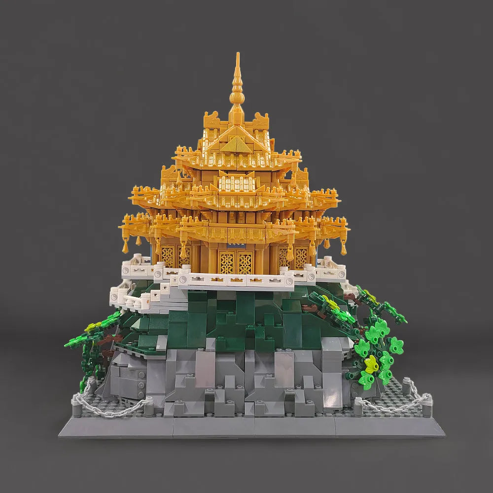 Wange Building Block Set: Famous China LAOJUN Mountain, Model 6234