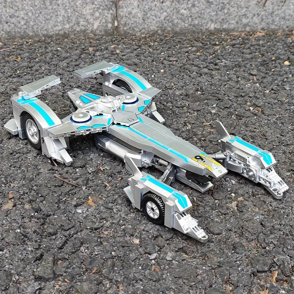 JieStar MOC Building Block Set: F1 Spiegel HP-022 Super Racing Car, Model 58080