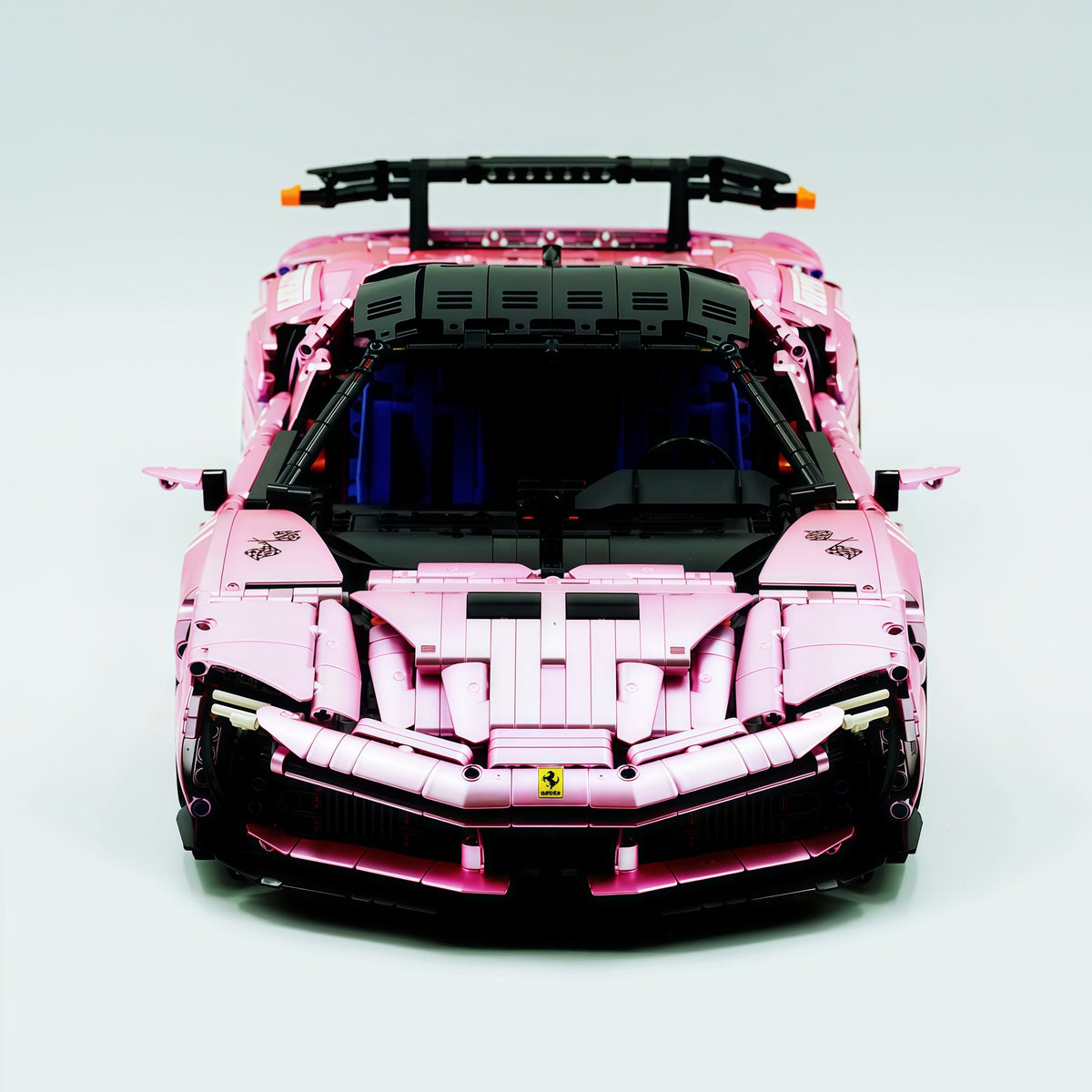 Trilumity Motorized Building Block Set: 1:8 Xx Track Hybrid Pink Plating Limited Color, The Ultimate Supercar, More Than 12 Features