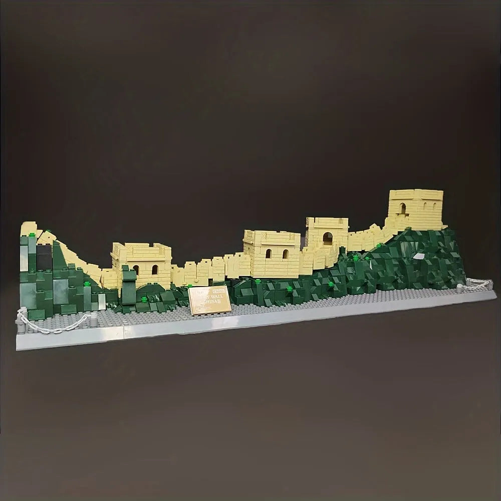 Wange MOC Building Block Set: Great China Wall, Model 6216