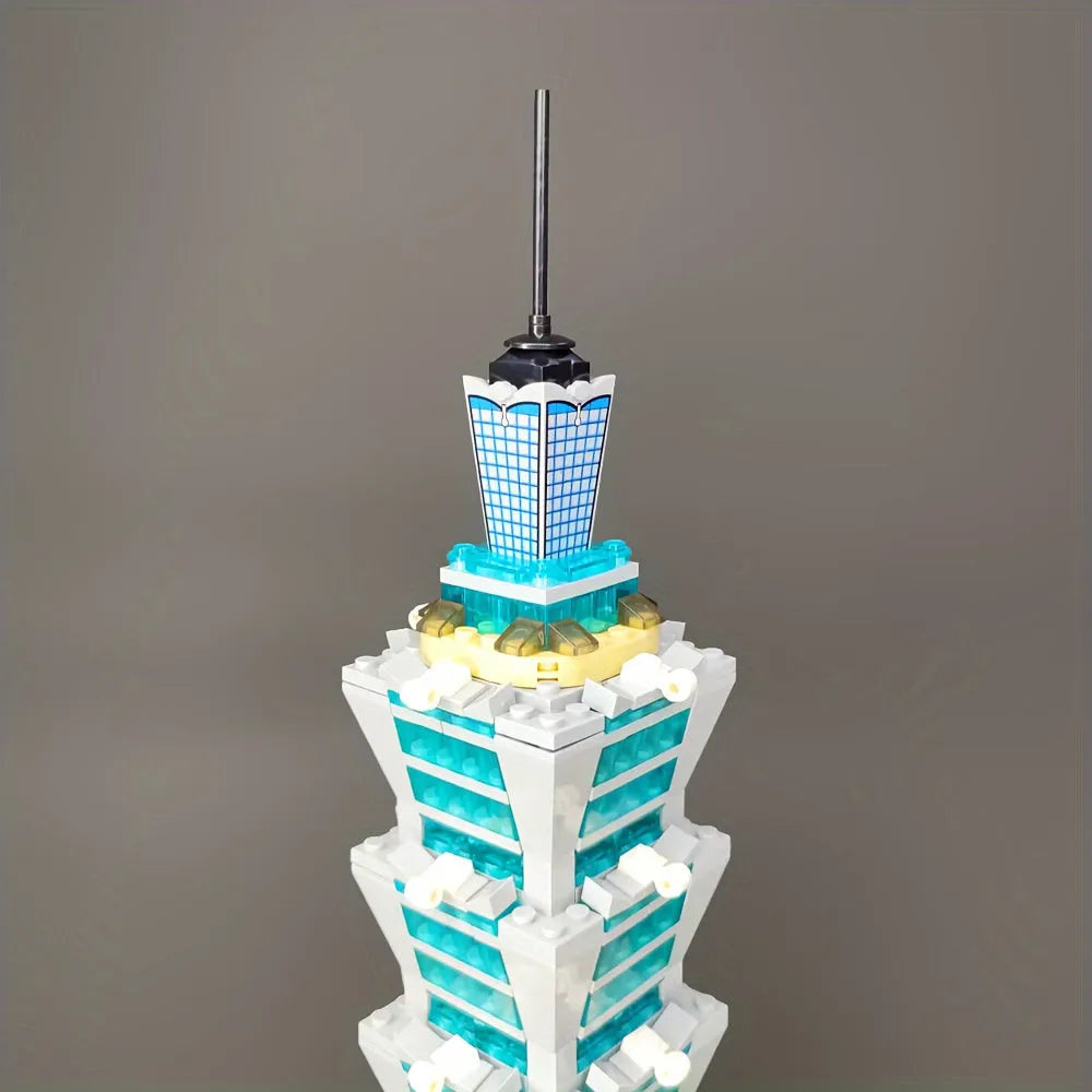 Wange MOC Building Block Set: Taipei 101 Tower, Model 5221